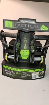 Correa de amarre de trinquete SmartStraps táctica de 1" 10 pies 500 lb carga de trabajo Foto 1 de 2