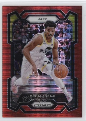 2023-24 Panini Prizm Red Seismic Prizm /299 Ochai Agbaji #92 - Image 1 of 2