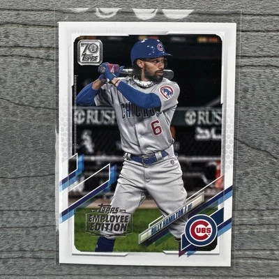 2021 Topps Employee Edition Билли Гамильтон Chicago Cubs редкая параллель No588 - Изображение 1 из 2