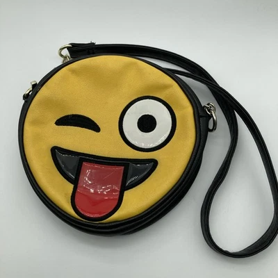 Olivia Miller Eye Wink Emoji Crossbody Round Circle Purse Y2K Vintage Fun - Image 1 of 4