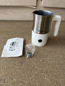 White Huogary Electric Automatic Heated Milk Warmer Frother N9 500 W - Foto 1 di 8