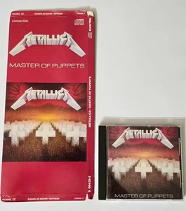 METALLICA MASTER OF PUPPETS LONGBOX CD 1986 ELEKTRA RECORDS HEAVY METAL ALBUM - Picture 1 of 24