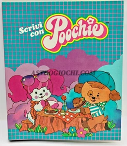 MATTEL POOCHIECARTA DA LETTERE + PENNA VINTAGE 1985 NUOVO MAI USATO - Picture 1 of 11