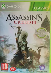 AASSASSIN'S CREED III - XBOX 360 GAME NEW+FACTORY SEALED - Picture 1 of 1