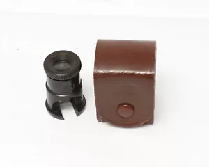 Lupe Messlupe Bakelit. 8x Fach mit Skala 0-6mm + Zeiss Ikon Etui. Nr.790 - Bild 1 von 6