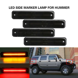 4x intermitentes de marca lateral delanteros y traseros para Hummer H2 2003-2009 - Imagen 1 de 10
