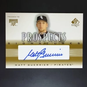 Matt Guerrier 2002 SP Authentic Prospects Signatures #P-MG Auto Pirates RC - Bild 1 von 6