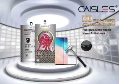 SCREEN PROTECTOR IPHONE 11 12 13 14 15 16 PLUS PRO MAX CAISLES 11D FULL COVER - Image 1 of 4