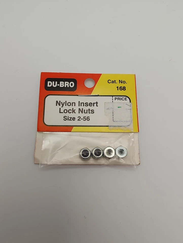 Tuerca de seguridad Du-Bro #168 2-56 (4) nueva en paquete Foto 1 de 1