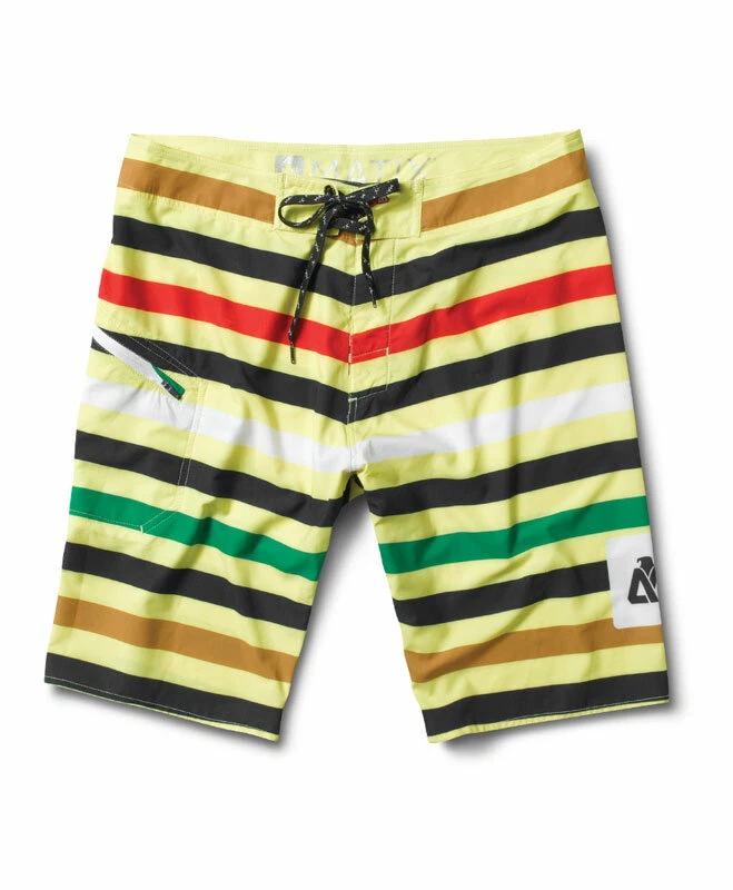 MATIX Money Stripe Boardshort (34) Jamica - Image 1 of 1