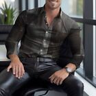 Male Shirt Party Daily Holiday Bussiness Long Sleeve Party T Dress Up Mens