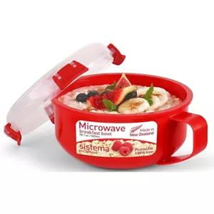 Sistema Microwave Breakfast Bowl | Round Microwave Container with Lid & Steam UK - Picture 1 of 4