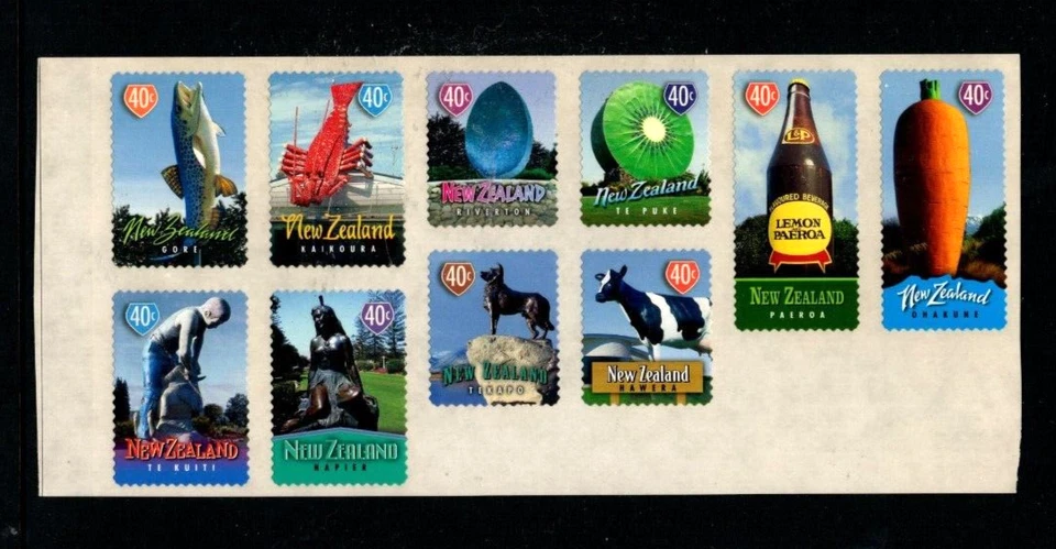 Nueva Zelanda 1556a MNH Ciudad Iconos Autoadhesivo Conjunto Completo BONITO PRECIO Foto 1 de 1