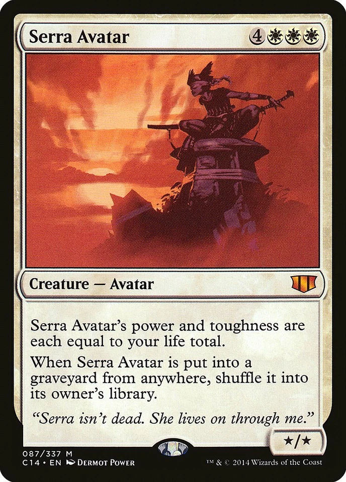 Serra Avatar Commander 2014 NM White Mythic Rare MAGIC GATHERING CARD ABUGames - Image 1 of 1