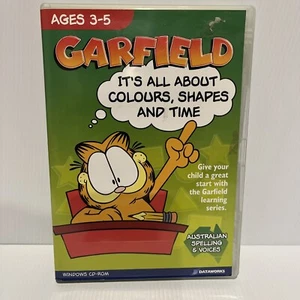 Garfield - it all about Colours Shapes & Time - PC GAME - FREE POST - Picture 1 of 4
