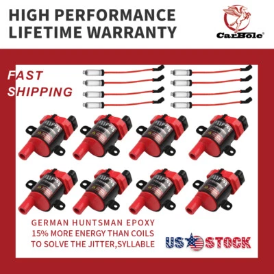 8x Ignition Coil Pack For 99-2004 2005 2006 Chevy Silverado 1500 2500 GMC Sierra - Image 1 of 4