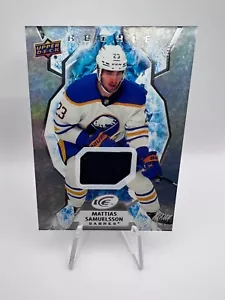 Mattias Samuelsson - 2021-22 Upper Deck Ice Rookie #119 Jersey Relics Sabres RC - Picture 1 of 2