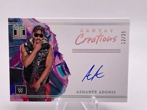 2023 WWE Impeccable - Canvas Creations /25 Ashante Adonis - Picture 1 of 2