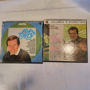 ANDY WILLIAMS ~ LOVE ANDY & BORN FREE  2 REEL TO REEL TAPES  4 TRACK  7 1/2 IPS - Picture 1 of 7