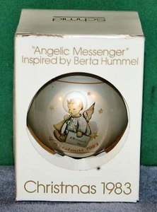 Vintage CHRISTMAS Ornament Tree Decoration 1983 Schmid - ANGELIC MESSENGER - Picture 1 of 2