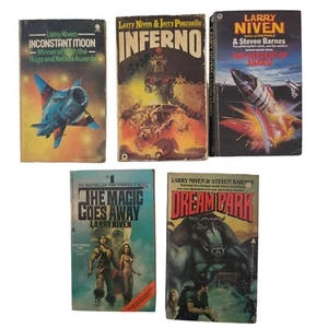 Larry Niven & Steven Barnes Mixed Vintage Science Fiction 5 Book Bundle - Picture 1 of 11