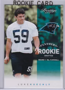 LUKE KUECHLY Prestige RC Carolina Panthers ROOKIE CARD #59 Football 2012 LE - Picture 1 of 2