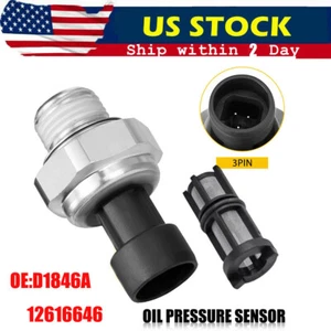Interruptor de sensor de presión de aceite D1846A 12677836 apto para ACDELCO Chevrolet GMC Hummer - Imagen 1 de 11