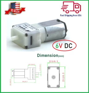 3V, 6V DC Small Mini Diaphragm Air Pump - Picture 1 of 2