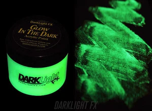 INVISIBLE GLOW IN THE DARK PAINT for Ceiling Wall Mural, Hidden Art Stars Space - Picture 1 of 5