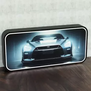 Caja de luz Nissan GT-R HD | Iluminación RGB | Configuración de juego | Streamer | GTR - Imagen 1 de 3