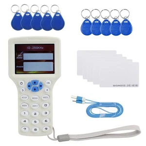 RFID IC Reader 125KHz 13.56MHz Writer Access Control Door FOB Card Duplicator - Picture 1 of 12