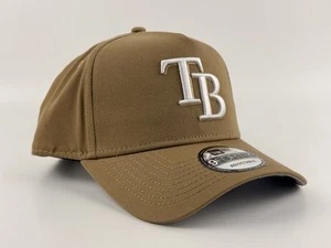 Tampa Bay Rays New Era Cap 9 Forty A Frame Snapback Mütze Braun - Bild 1 von 5
