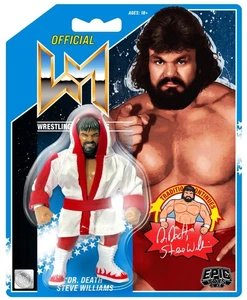 Wrestling Megastars Epic Toys Retro Series 4 Dr. Death Steve Williams Figure - Foto 1 di 8