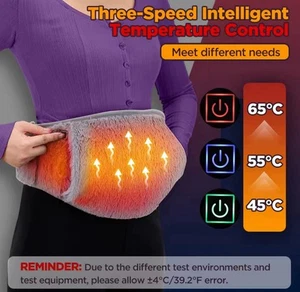 3 Levels Electric Graphene Heating Pad Cold-Proof Uterine Belt Cold-Proof Hand W - Picture 1 of 11