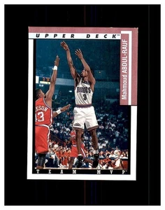 Mahmoud Abdul-Rauf 1994 cubierta superior #TM7 Denver Nuggets NBA como nuevo - Imagen 1 de 2