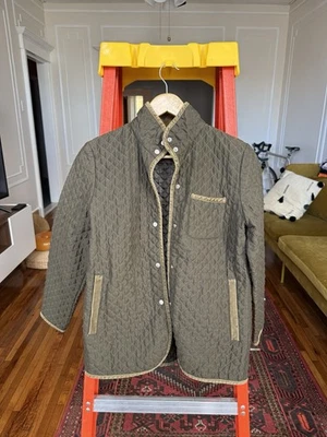 Chaqueta ligera acolchada verde Kate Hill, pequeña Foto 1 de 4