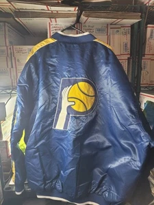 Vtg Hardwood Classics G-III Sz 3XL Mens NBA Indiana Pacers Starter JACKET - Picture 1 of 10
