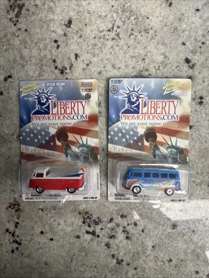 Johnny Lightning 65 1965 VW Volkswagen тип 2 пикап/66 VW 23 окна Samba автобус - Изображение 1 из 4