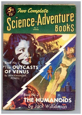 Two Complete Science-Adventure Books Pulp Mar 1952 #5 VG+ 4.5 - Image 1 of 3