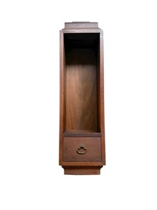 "Estante de pared de madera vintage de 23"" de alto estrecho cajón individual o decoración independiente" - Imagen 1 de 22