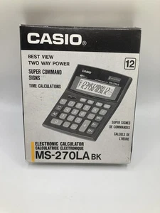 CASIO - Calculatrice CASIO MS-270LA BK - Neuve - Photo 1/4