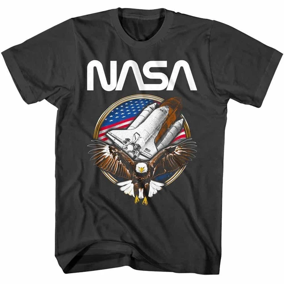 NASA Bald Eagle in Flight Men's T Shirt - Image 1 of 1