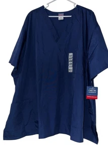 Top Cherokee Workwear Scrubs Unisex Scollo V 4876 Nuovo con etichette Navy 5XL - Foto 1 di 7