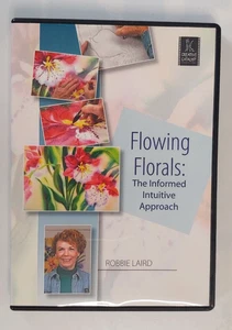 Flowing Florals, The Informed, Intuitive Approach by Robbie Laird, DVD 2Hr 13Min - Picture 1 of 2