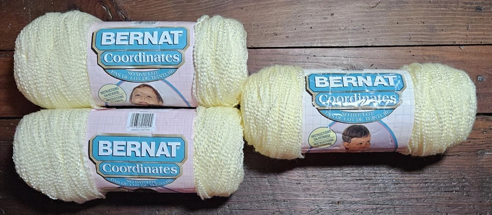 Пряжа Bernat BABY COORD POMPADOUR🧶 ЛИМОННЫЙ ЗАВАРНОЙ КРЕМ🧶6 унций мотки🧶ПРОДАЕТСЯ ЗА МОТОК - Изображение 1 из 1