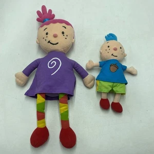Pinky Dinky Doo 2006 Gund Plush Set of 2, Pinky & Tyler, Rare HTF Good Shape - Picture 1 of 11