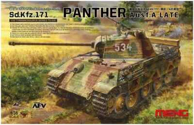 Meng TS-035 Sd.Kfz.171 Panther Ausf.A late German Medium Tank Kit Montaggio 1/35 - Immagine 1 di 2