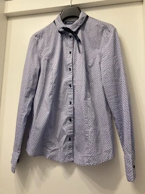 NEU! ❤️ #Bluse #Schleife #Blumen #lilablassblau - Bild 1 von 4