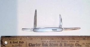 Vintage Sears CRAFTSMAN USA #9558 Four Blade Senator Penknife SS - Picture 1 of 4