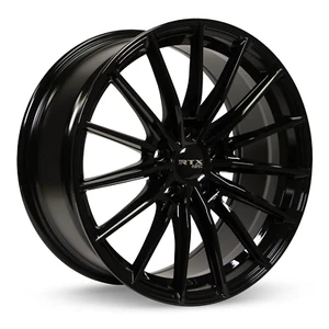 22 inch 22x9 RTX FF15 Gloss Black wheel rim 5x4.5 5x114.3 +35 - Picture 1 of 1